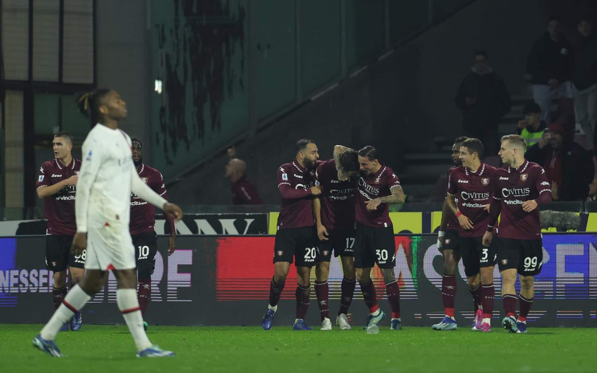 Salernitana-Milan 2-2