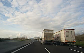Traffic on A1 Milan - Rome - naples highway