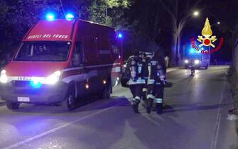 L'incendio nell'ospedale di Tivoli