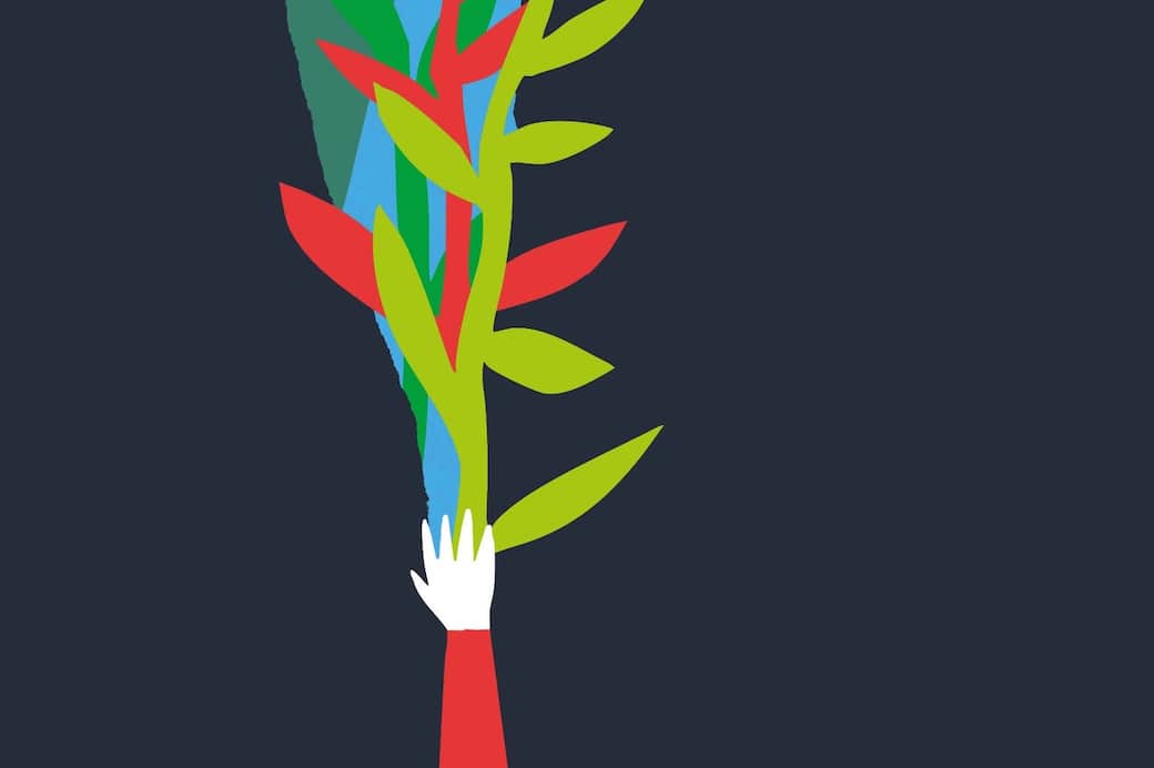 Un dettaglio della copertina de “L’artista ecologista”