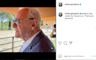 Anthony Hopkins incantato dalla Toscana