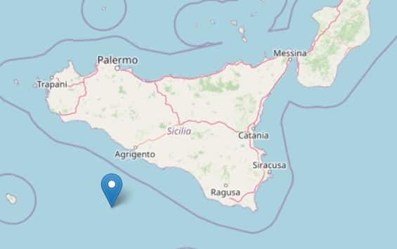 Terremoto nel Canale di Sicilia di magnitudo 3.3