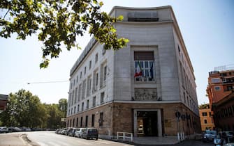 La sede del ministero della Salute sul Lungotevere Ripa, Roma, 22 agosto 2023. ANSA/ANGELO CARCONI