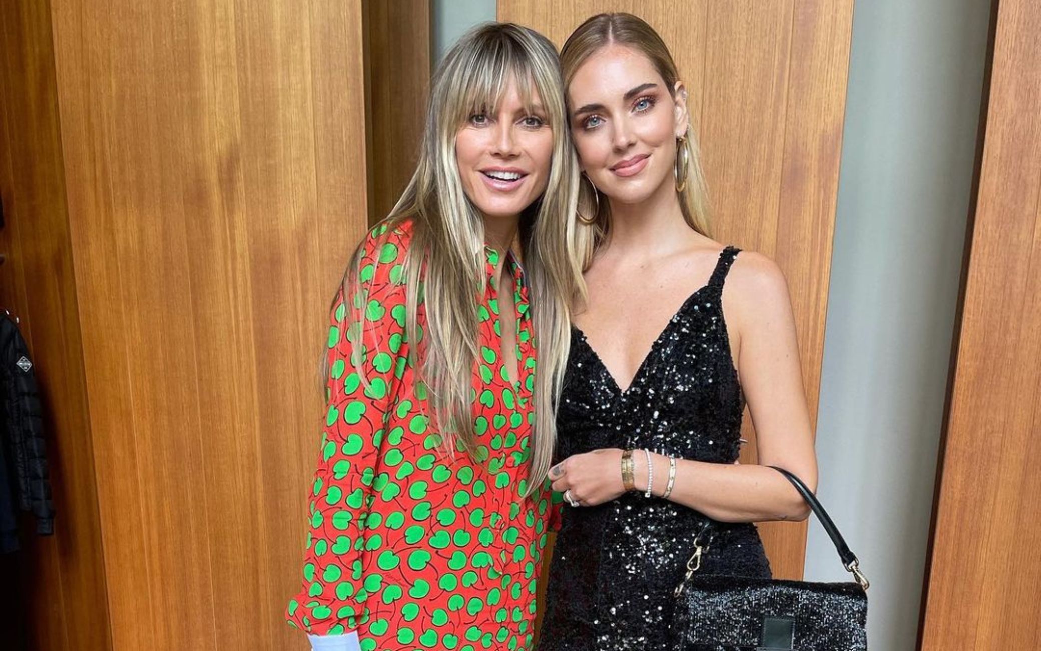 Chiara Ferragni e Heidi Klum