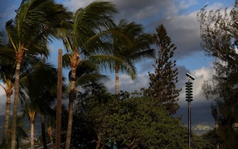 KIHEI, HAWAII - AUGUST 13: A statewide outdoor warning siren system is seen in a neighborhood on August 13, 2023 in Kihei, Hawaii. Hawaii Gov. Josh Green has asked the stateâ  s attorney general to open a comprehensive review of the statewide outdoor warning siren system that failed to warn thousands of Lahaina residents about a wind driven wildfire that was headed to town this past week. At least 93 people were killed and thousands were displaced from the deadliest wildfire in over 100 years. Crews are continuing to search for nearly 1,000 missing people. (Photo by Justin Sullivan/Getty Images)