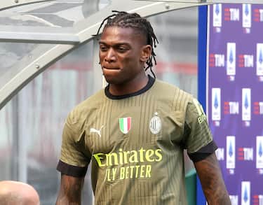 AC Milan’s Rafael Leao leaves the pitch during the Italian serie A soccer match between AC Milan and Lazio at Giuseppe Meazza stadium in Milan, 6 May 2023.
ANSA / MATTEO BAZZI