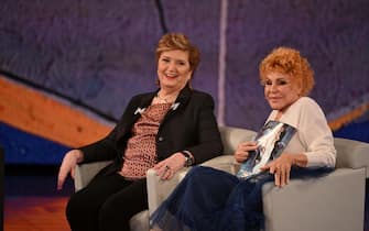 Milano, Trasmissione Tv - Che Tempo Che Fa - Nove - nella foto Mara Maionchi, Ornella Vanoni
