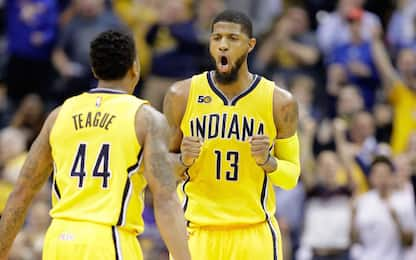 NBA, i risultati della notte: Paul George dice 35