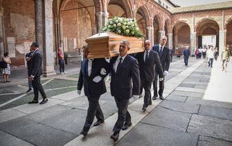 Funerale di Francesco Alberoni nella basilica di S.Ambrogio, Milano 19 Agosto 2023
ANSA/MATTEO CORNER