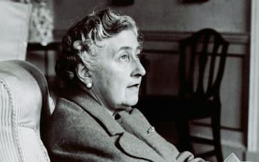 Devon: Agatha Christie corrects proofs of her latest book/devonshire.  Jan. 1946