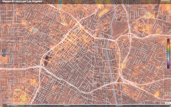 mappa los angeles calore