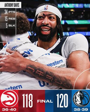 DALLAS MAVERICKS-ATLANTA HAWKS 120-118
