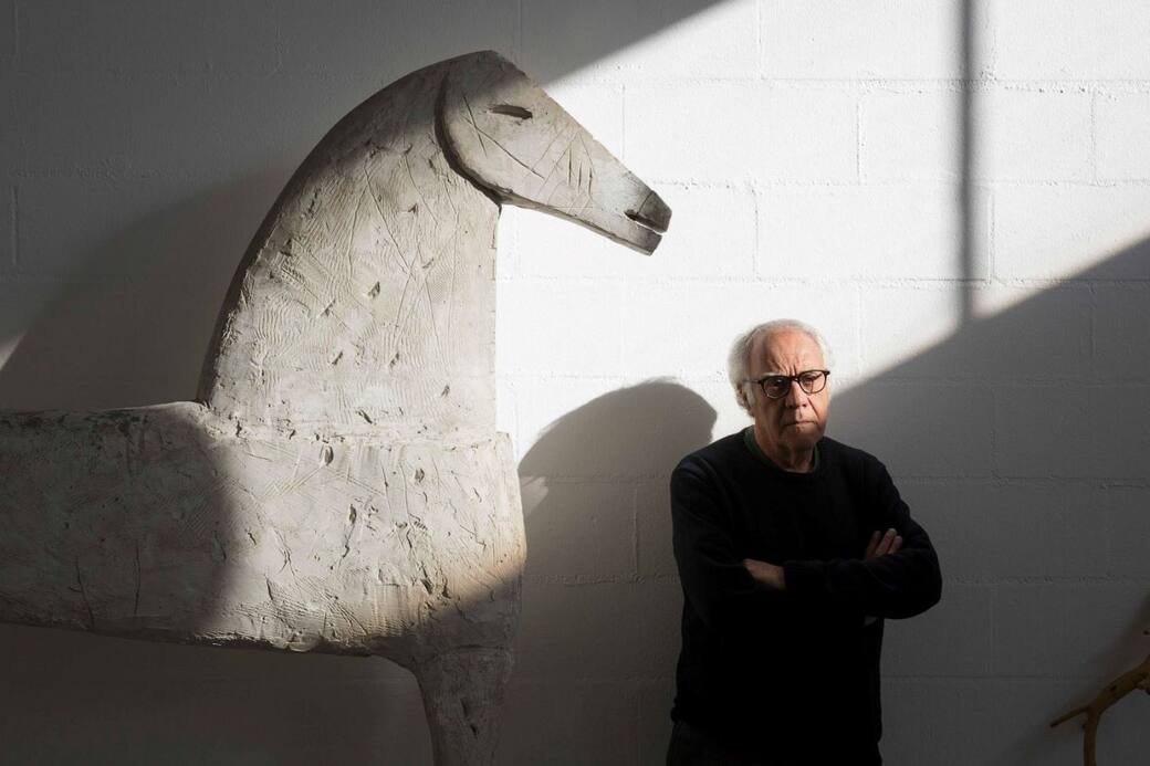 Ritratto di Mimmo Paladino. Ph. Lorenzo Palmieri