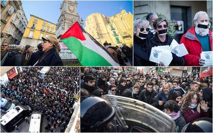 Cortei e sit-in pro-Palestina in molte città. Tensione a Milano. FOTO