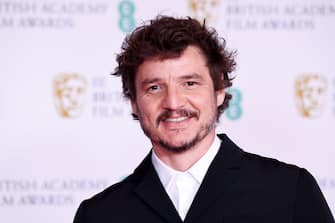 LONDON, ENGLAND - APRIL 11: Awards Presenter Pedro Pascal attends the EE British Academy Film Awards 2021 at the Royal Albert Hall on April 11, 2021 in London, England. (Photo by Jeff Spicer/Getty Images)