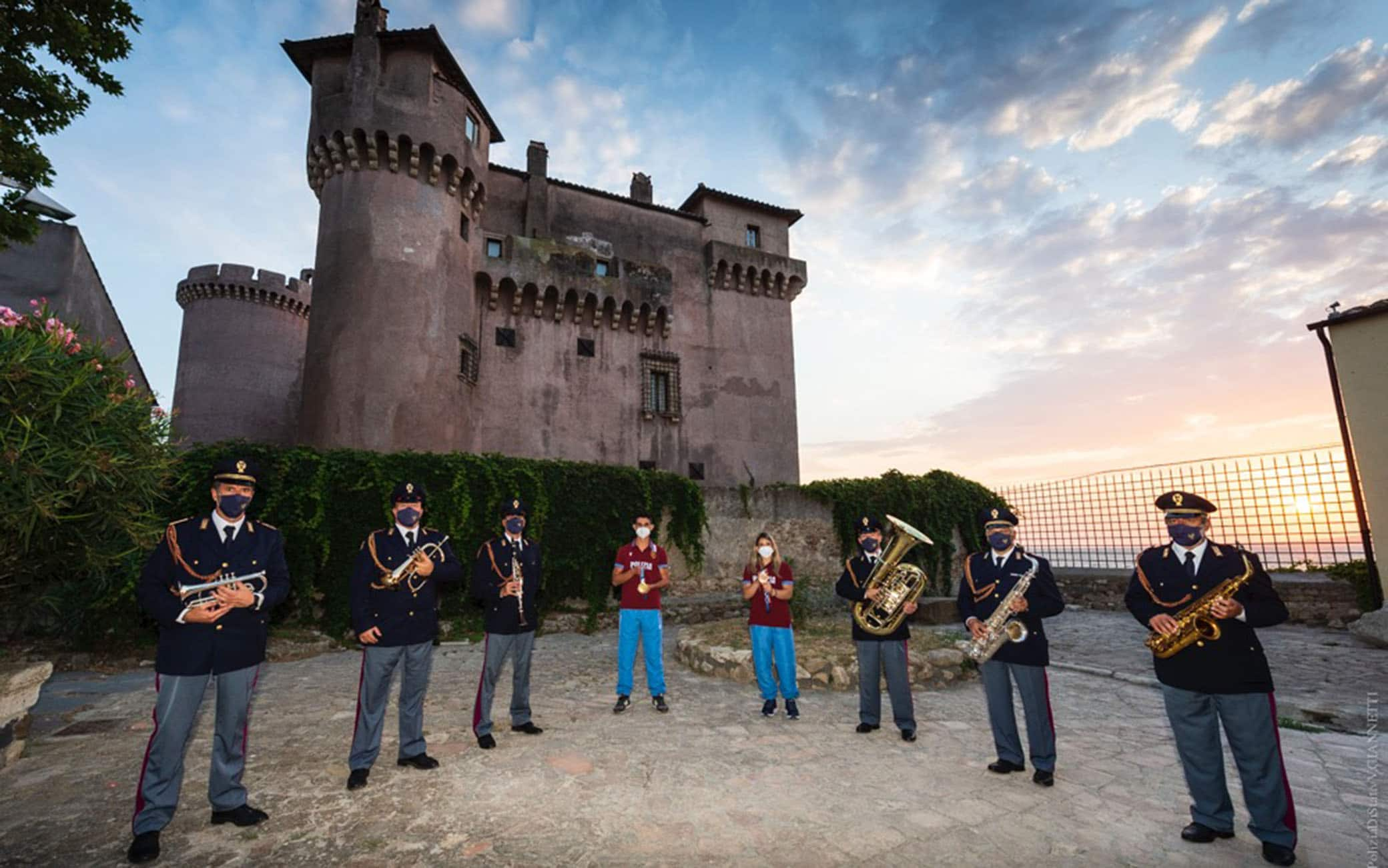 Il concerto della Fanfara a Santa Severa