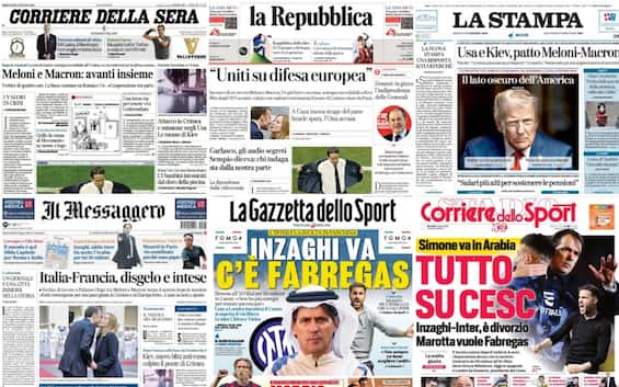 Le prime pagine dei quotidiani di oggi 4 giugno: la rassegna stampa Le prime pagine dei quotidiani di oggi 4 giugno: la rassegna stampa