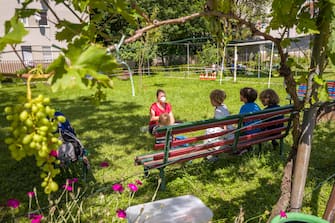 Milano. Riapertura Centro d'infanzia per bambini centro estivo Gioco Motiva nell'orto di Via Siderno Fase 3 COVID19