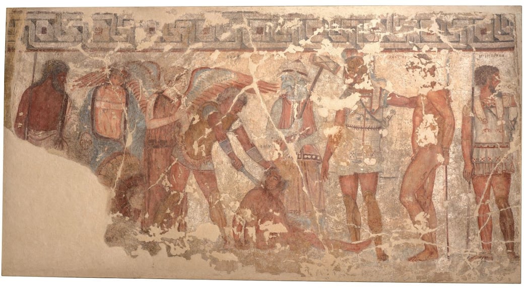 Decorazione pittorica della Tomba François. Photo © Ministero della Cultura