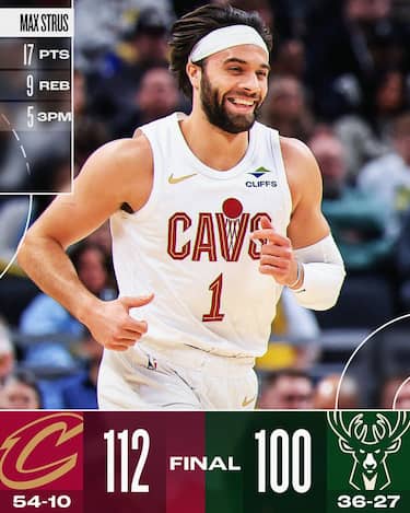 MILWAUKEE BUCKS-CLEVELAND CAVALIERS 100-112