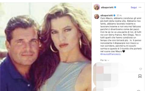 mauro di francesco cordoglio social addio