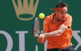 Sport Tennis Monte Carlo Rolex Masters, Lorenzo Sonego, 11 Aprile, 2023. Photo Felice Calabro' (Monte Carlo - 2023-04-11, Felice Calabrò) p.s. la foto e' utilizzabile nel rispetto del contesto in cui e' stata scattata, e senza intento diffamatorio del decoro delle persone rappresentate