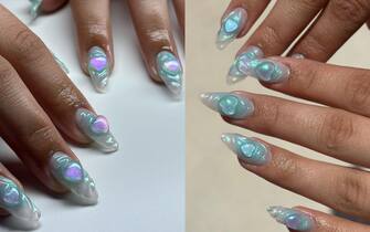 Unghie estive manicure da sirena