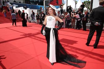 CANNES, FRANCE - MAY 19: Daria Zueva attends the "Limonov - The Ballad" Red Carpet at the 77th annual Cannes Film Festival at Palais des Festivals on May 19, 2024 in Cannes, France. (Photo by Daniele Venturelli/WireImage)