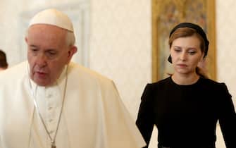 first lady ucraina e papa