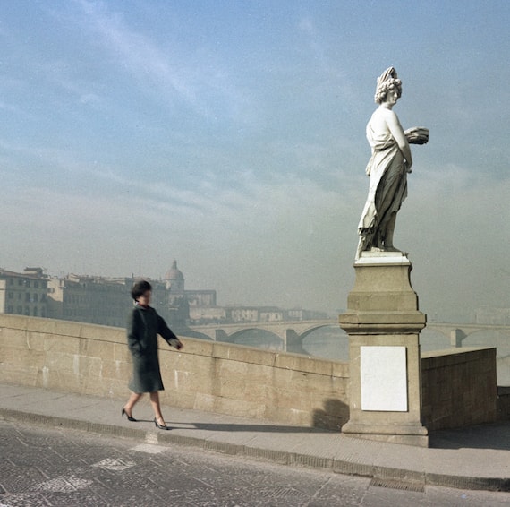 Vincenzo Balocchi, Ponte di Santa Trinita, Firenze, febbraio 1961, Archivi Alinari-archivio Balocchi, Firenze