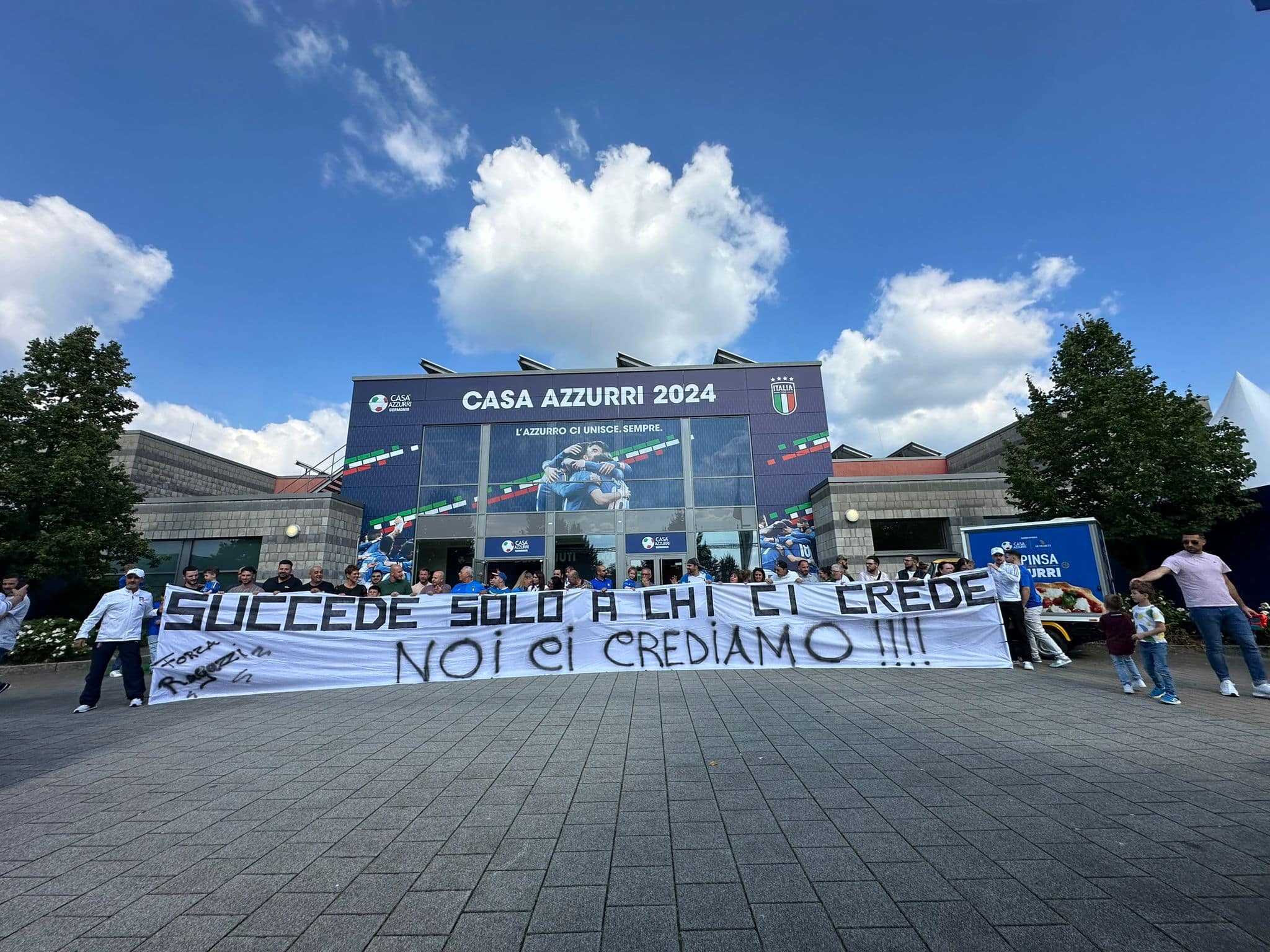 Tifosi degli azzurri