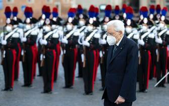 Mattarella all'Altare della Patria