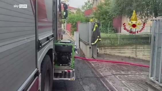 Maltempo Romagna, temporale e raffiche di vento a Rimini Maltempo Romagna, temporale e raffiche di vento a Rimini
