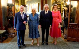 Re Filippo del Belgio e sua moglie, la Regina Mathilde