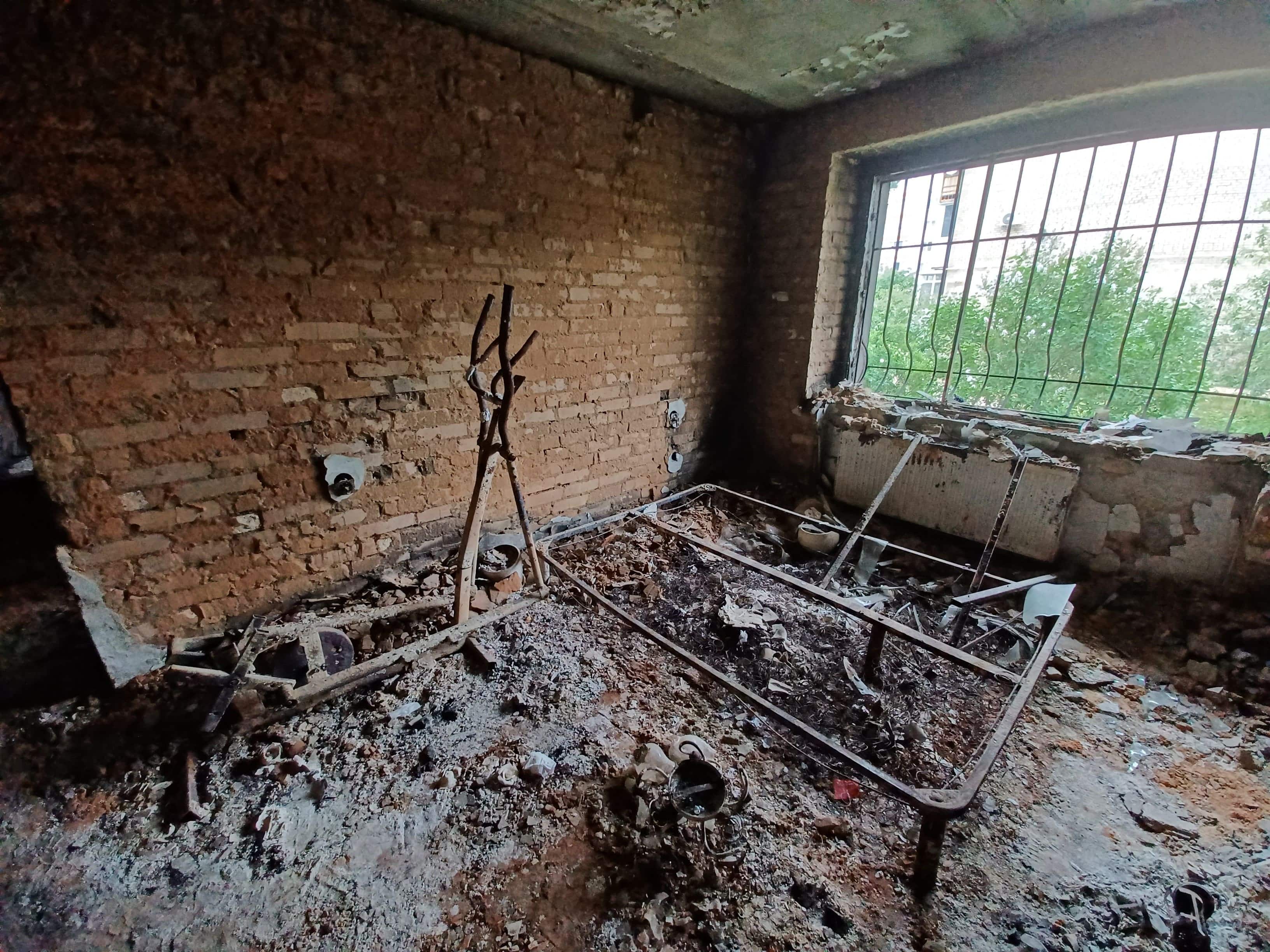 I resti dei bombardamenti I resti dei bombardamenti