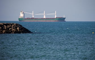 DJIBOUTI, DJIBOUTI - JANUARY 17: The cargo ship, Jigjiga seen at sea on January 17, 2024 in Djibouti, Djibouti. Attacks on commercial ships by Yemen's Houthi rebel group, who say they are acting in protest of Israel's war in Gaza, have imperilled a vital global shipping route through the Bab-el-Mandeb strait that lies between Yemen and Djibouti and connects the Gulf of Aden and Red Sea. The disruption has forced more shipping companies to divert around the Horn of Africa, upending supply chains and increasing costs. (Photo by Luke Dray/Getty Images)