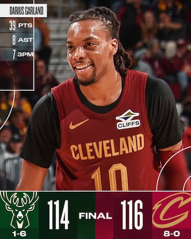 CLEVELAND CAVALIERS-MILWAUKEE BUCKS 116-114