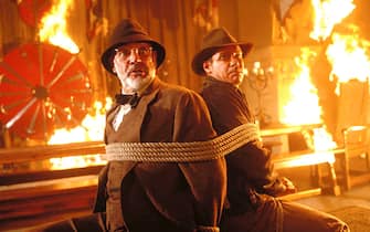 SEAN CONNERY & HARRISON FORDin Indiana Jones And The Last CrusadeFilmstill - Editorial Use OnlyRef: FBwww.capitalpictures.comsales@capitalpictures.comSupplied by Capital Pictures