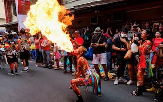 I festeggiamenti a Manila