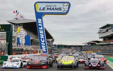 LE MANS, FRANCE - JUNE 10: Cars are seen for the 'The Road to Le Mans' sports car racing at the Circuit de la Sarthe on June 10, 2022 in Le Mans, France. (Photo by Marc Piasecki/WireImage)