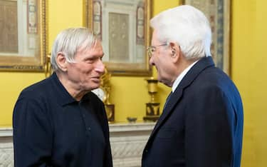 Il Presidente della Repubblica Sergio Mattarella durante un incontro con Don Luigi Ciotti, Presidente dell'Associazione Libera Roma 28 marzo 2023.
ANSA/Francesco Ammendola - Uff stampa Quirinale + UFFICIO STAMPA, PRESS OFFICE, HANDOUT PHOTO, NO SALES, EDITORIAL USE ONLY + NPK