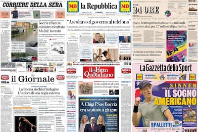 Le prime pagine dei quotidiani di oggi 6 settembre: la rassegna stampa