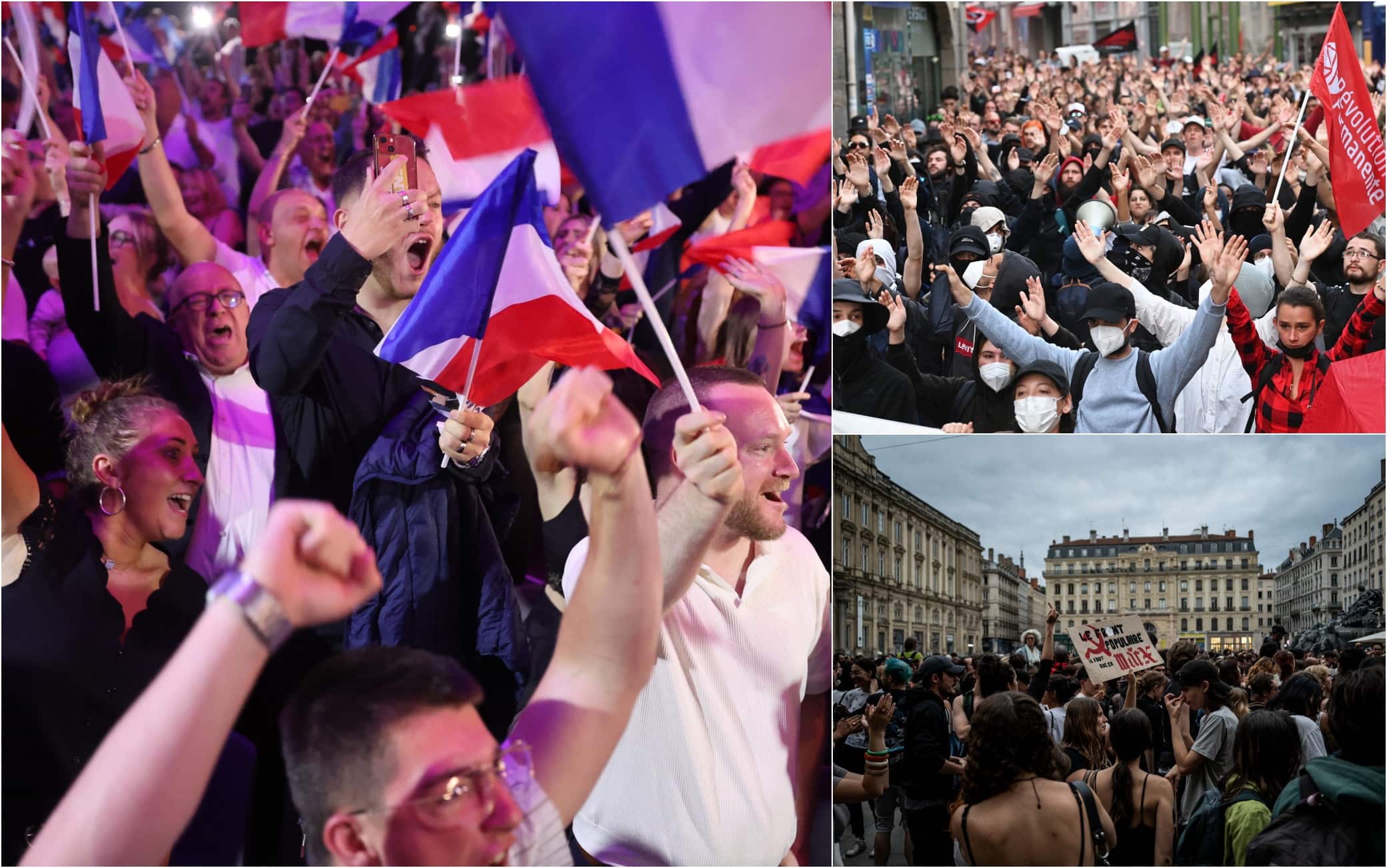 dimostrazioni in Francia