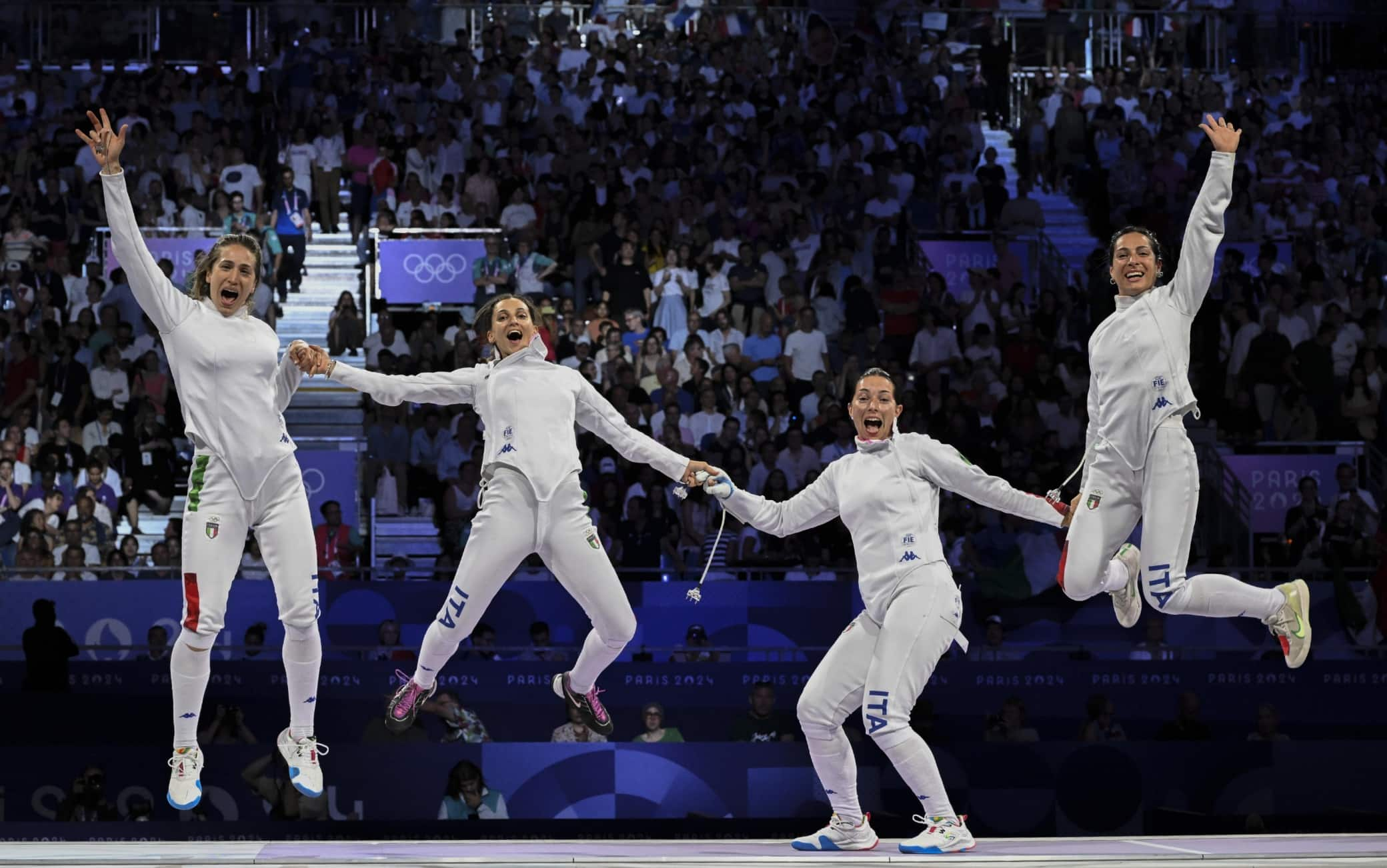 le atlete di spada