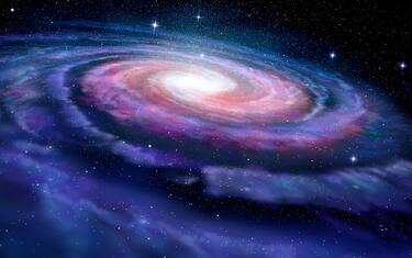 Spiral galaxy, illustration of Milky Way