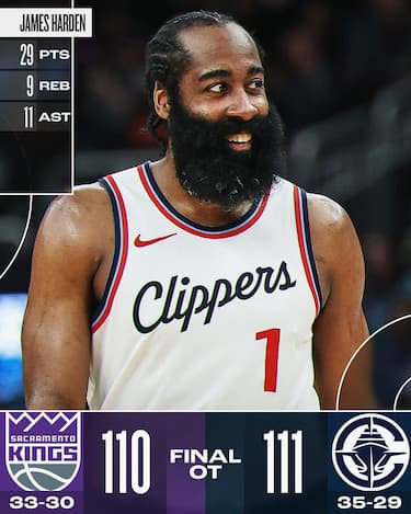 LA CLIPPERS-SACRAMENTO KINGS 111-110 OT