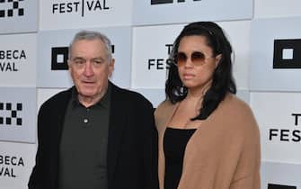 US actor Robert De Niro and his girlfriend Tiffany Chen arrive to the screening of "Kiss the Future" during the opening night of the Tribeca Film Festival at OKX Theater in New York City on June 7, 2023. (Photo by ANGELA WEISS / AFP) (Photo by ANGELA WEISS/AFP via Getty Images)