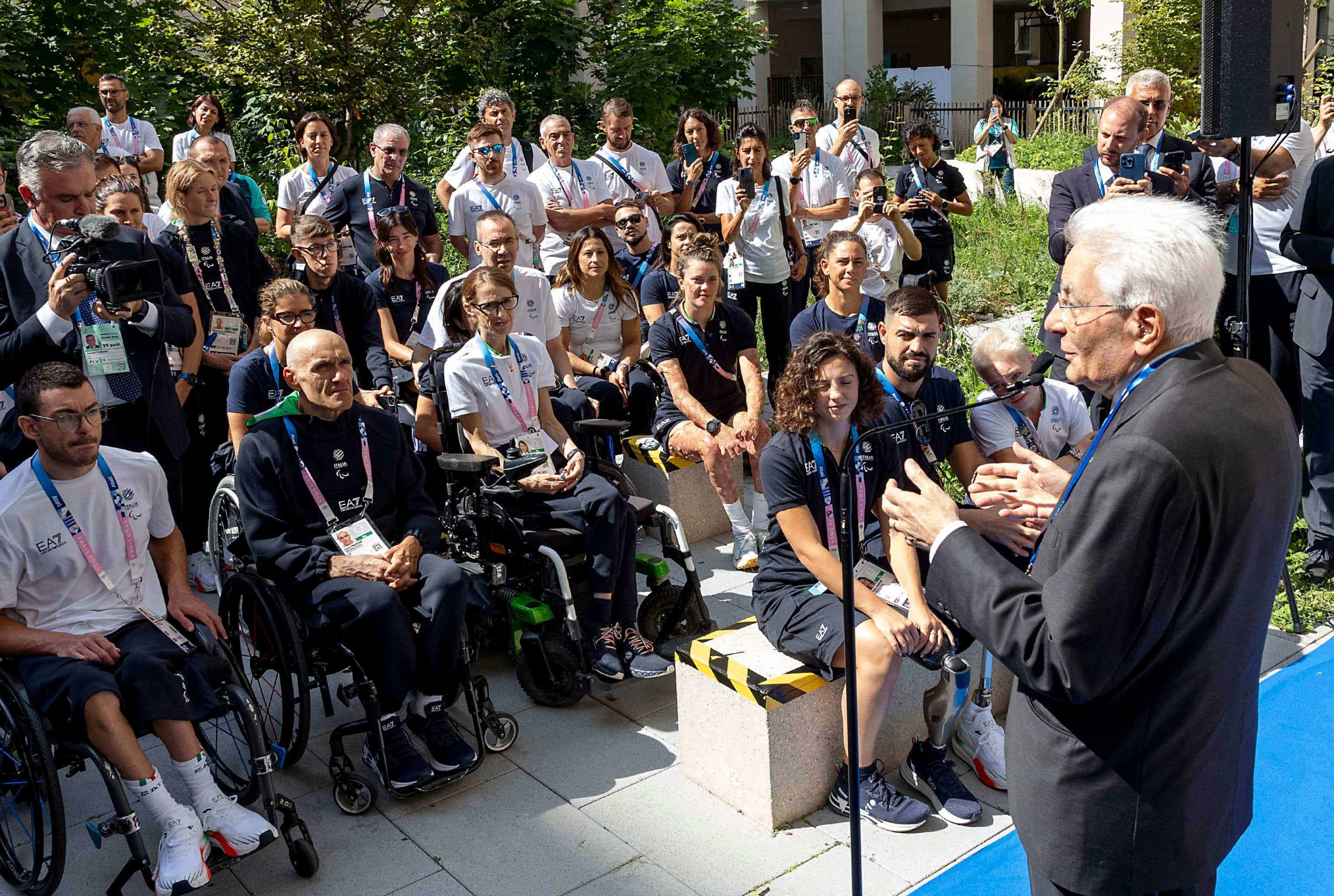 Mattarella alle Paralimpiadi di Parigi