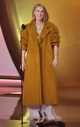 Mandatory Credit: Photo by Chelsea Lauren/Shutterstock (14325214lp)
Celine Dion
66th Annual Grammy Awards, Show, Los Angeles, USA - 04 Feb 2024