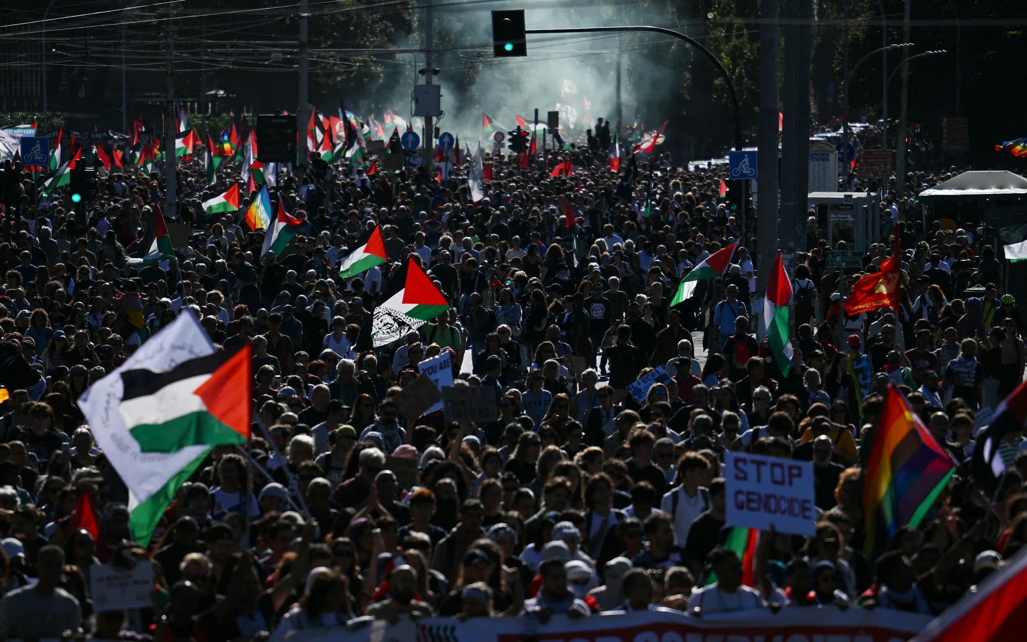 manifestazione a roma